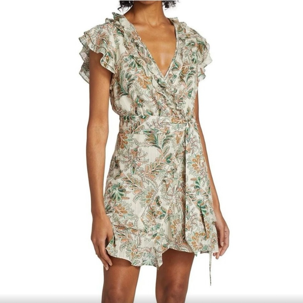 Veronica Beard Wrap Floral Dress